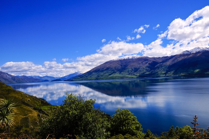 Lake Wanaka in New Zealand