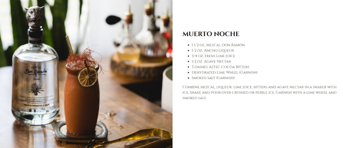 Mezcal Don Ramon mezcal cocktail recipe