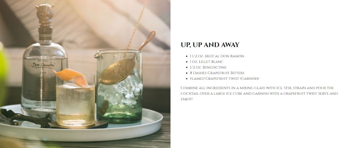 Mezcal Don Ramon mezcal cocktail recipe