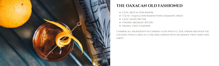 Mezcal Don Ramon mezcal cocktail recipe