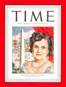Perle Mesta on the cover of TIME Magazine