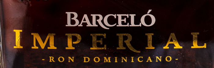 Ron Barcelo Dominican Rum Bottle Detail