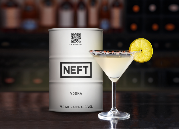 NEFT Vodka Cocktail Spicy Lemon Drop