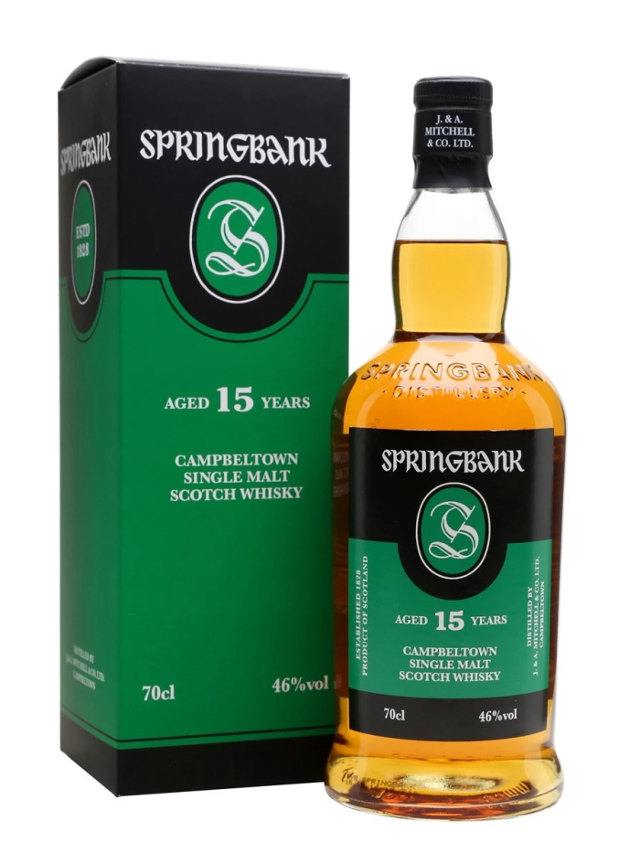Springbank 15-Year-Old Scottish Whisky from Campbeltown