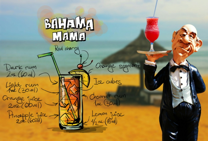 Bahama Mama Rum Cocktail Recipe