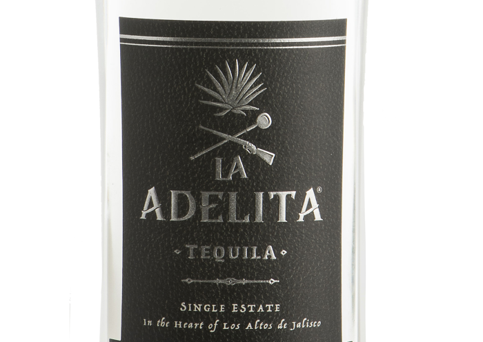 La Adelita Black Tequila label
