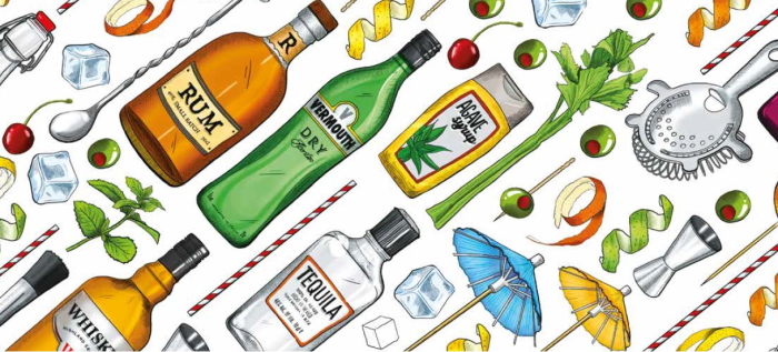 Cocktails of the Movies illustration