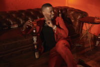 Jamie Foxx with his Brown Sugar Bourbons
