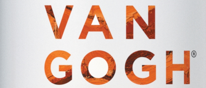 Van Gogh Dutch Caramel Vodka Bottle Detail
