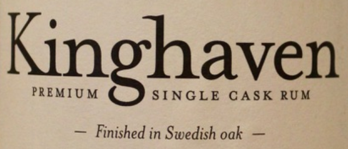 Kinghaven Single Cask Rum label