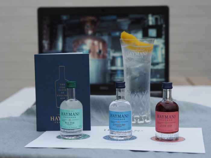 Some of the Hayman's Gin Range