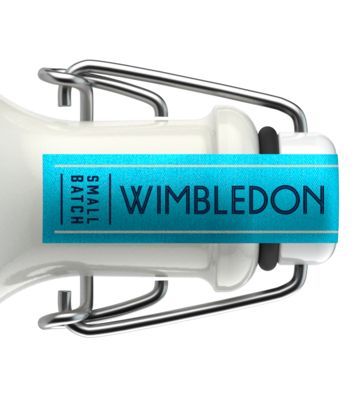 Wimbledon Garden Gin Bottle Detail