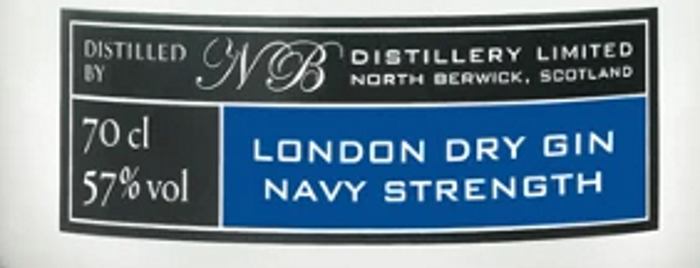 NB Navy Strength Gin