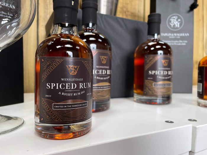 Wensleydale Spiced Rum Bottles