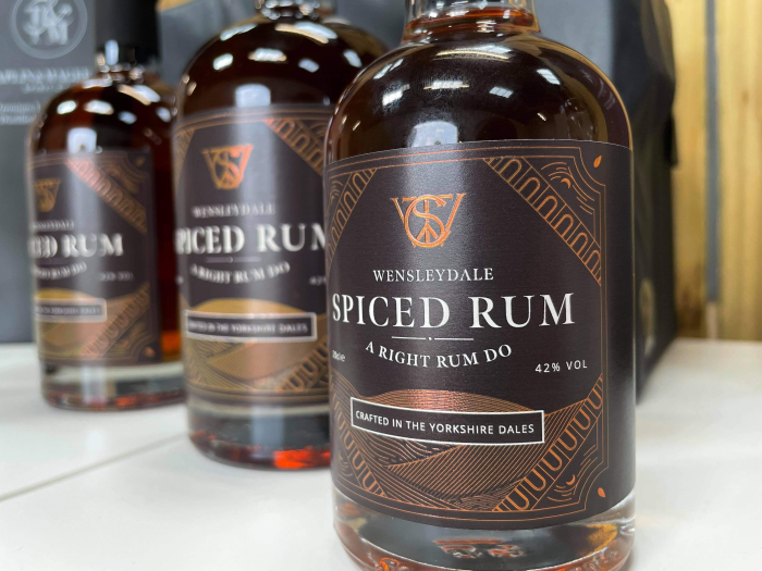 Wensleydale Spiced Rum Bottles