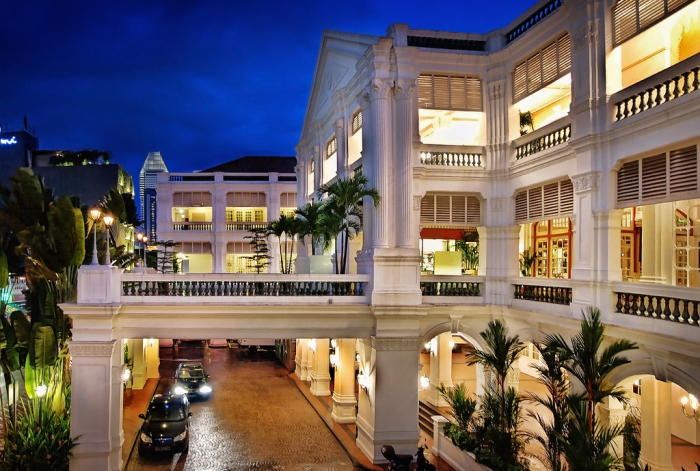 The Raffles Hotel in Singapore