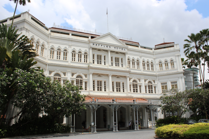 The Raffles Hotel in Singapore