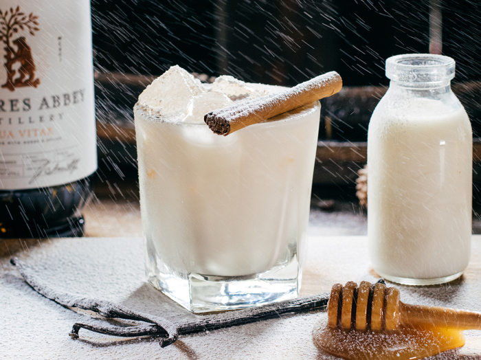Lindores Abbey Distillery Milk and Honey Cocktail