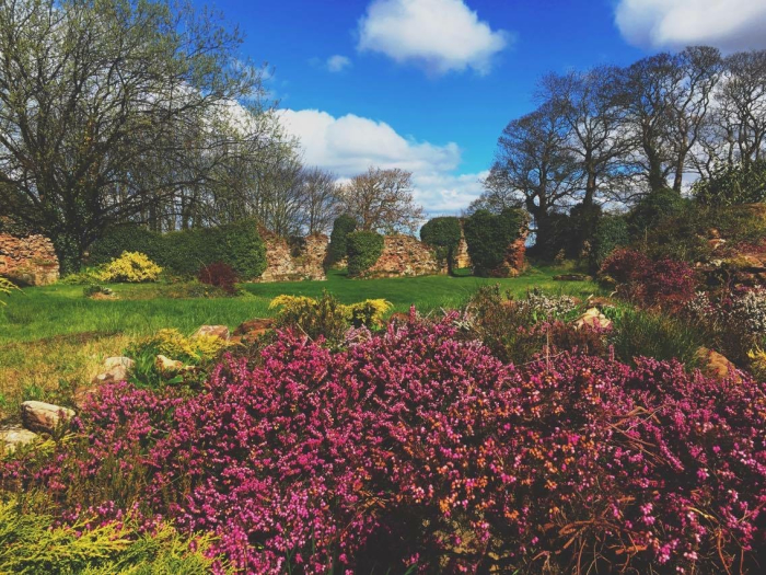 The ruins of Lindores Abbey