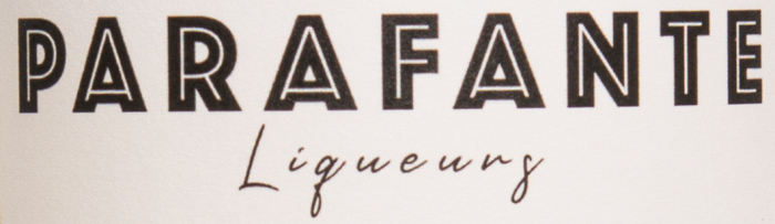 Parafante Fig Leaf Liqueur label detail