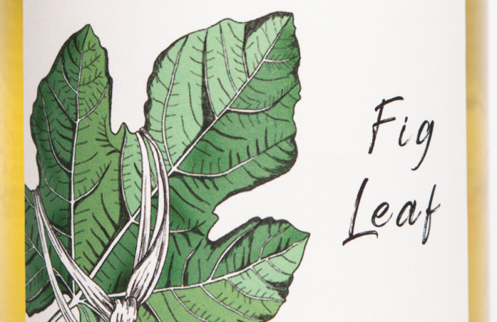 Parafante Fig Leaf Liqueur label detail