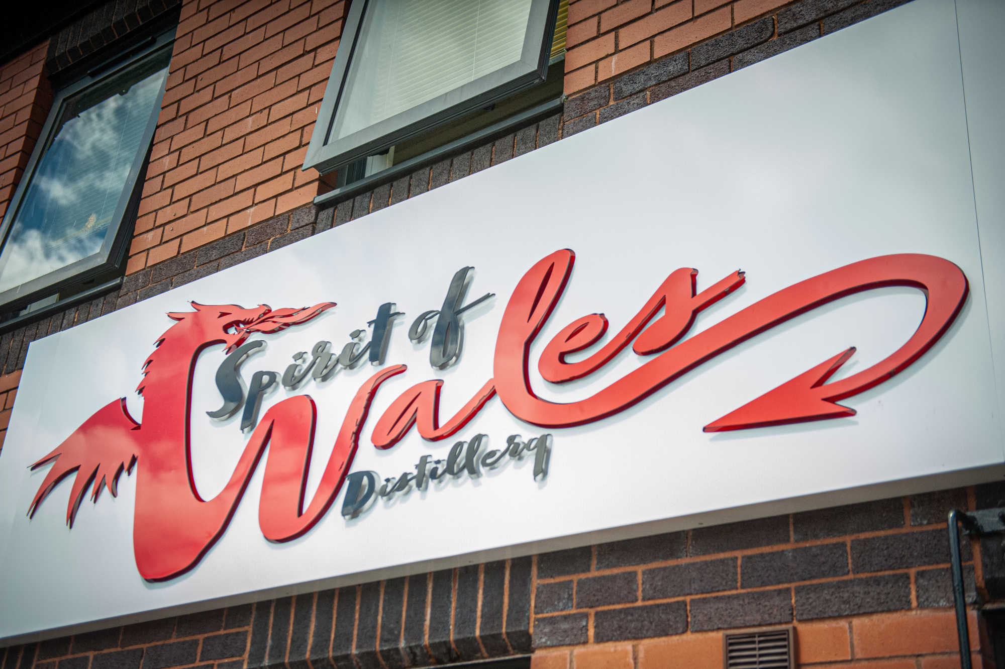 Spirit of Wales Distillery Sign