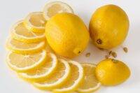 Lemons and lemon slices