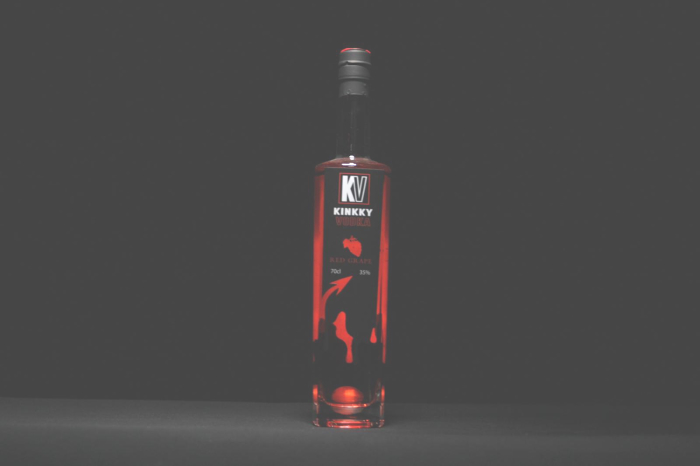 Bottle of Kinkky Vodka