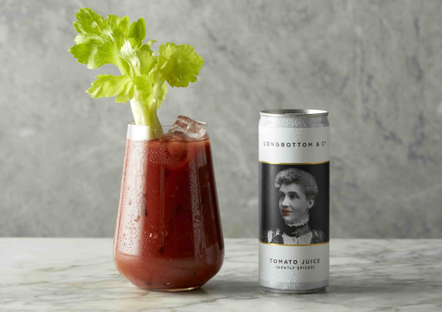 Longbottom Tomato Juice in a can just add spirits