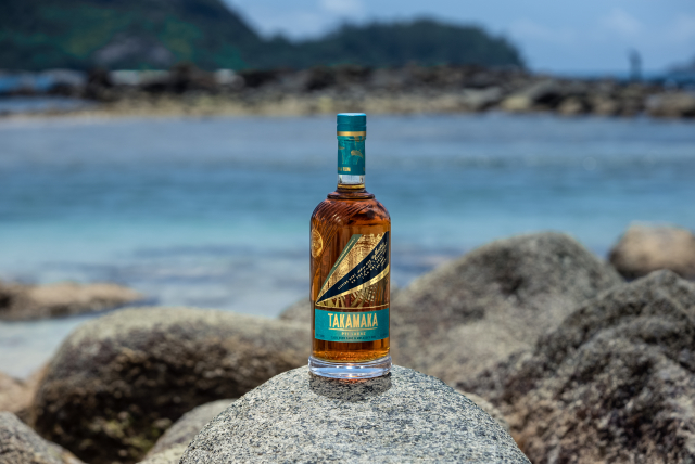 Bottle of Takamaka Seychelles Rum Pti Lakaz