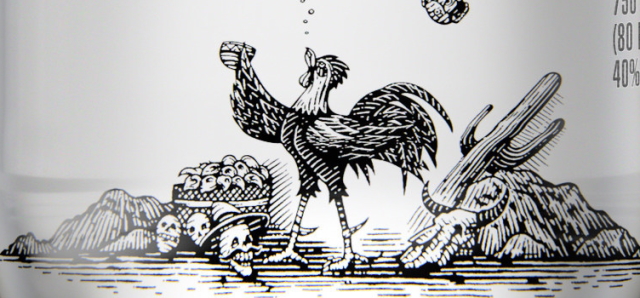 Detail from the Espolon Cristalino Tequila Bottle