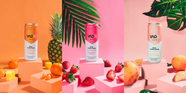 VAQIT Flavored Vodka Sodas in a Can