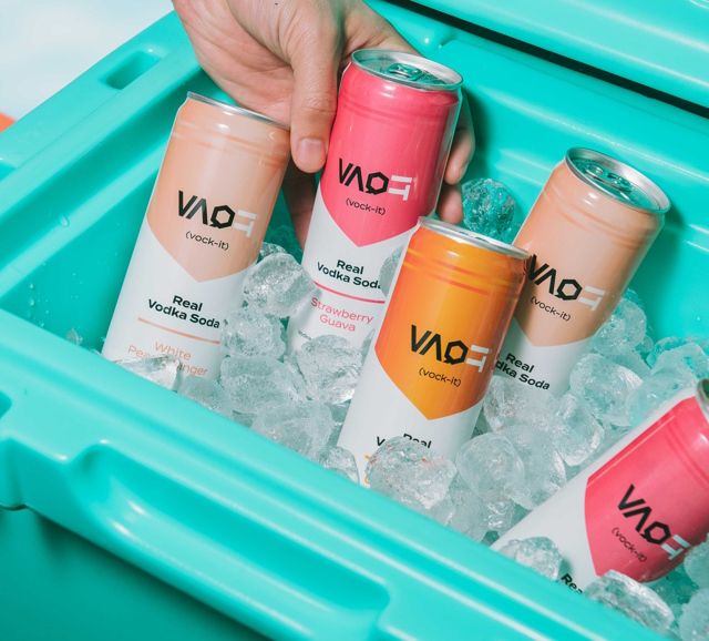 Vodka Soda in a Can Travel Distilled