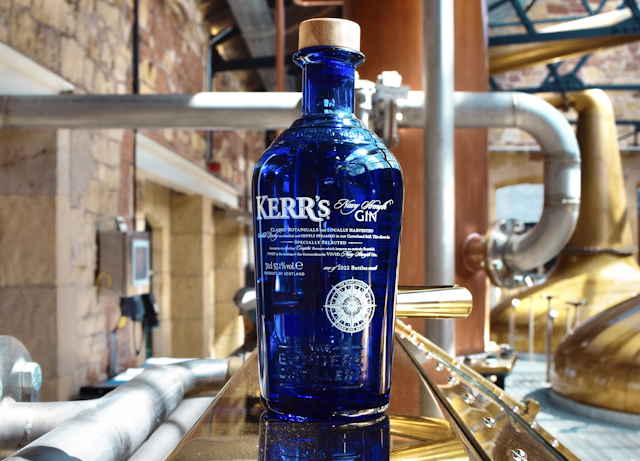 Scottish Borders Distillery Hawick Kerr's Navy Strength Gin bottle 2
