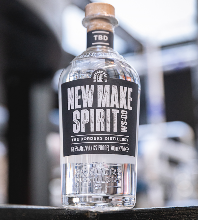 Scottish Borders Distillery Hawick New Make Spirit bottle