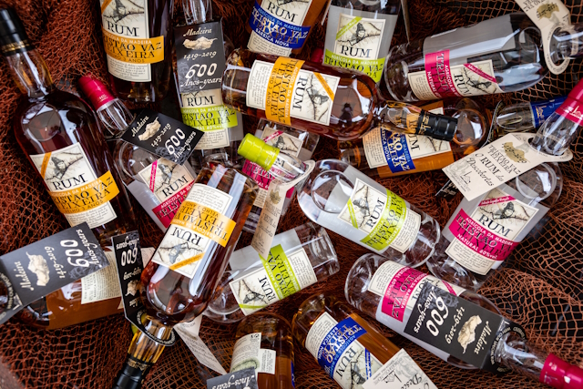 A selection of Harold & Hansa Madeiran rums