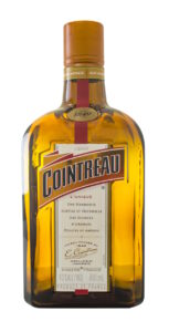 A bottle of the French liqueur Cointreau