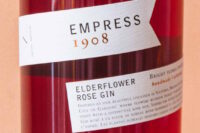 Empress 1908 Elderflower Rose Gin bottle detail