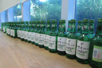 Bottles of Korean Soju