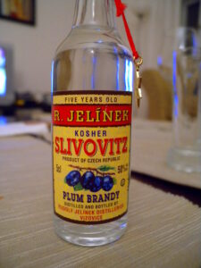 A Bottle of Slivovitz Plum Brandy