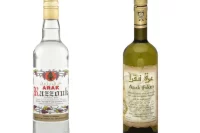 Two bottles of the Middle Eastern spirit Arak