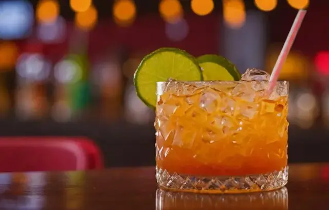 A mai tai classic rum cocktail