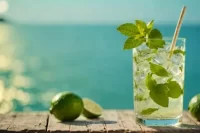 The classic Mojito rum cocktail
