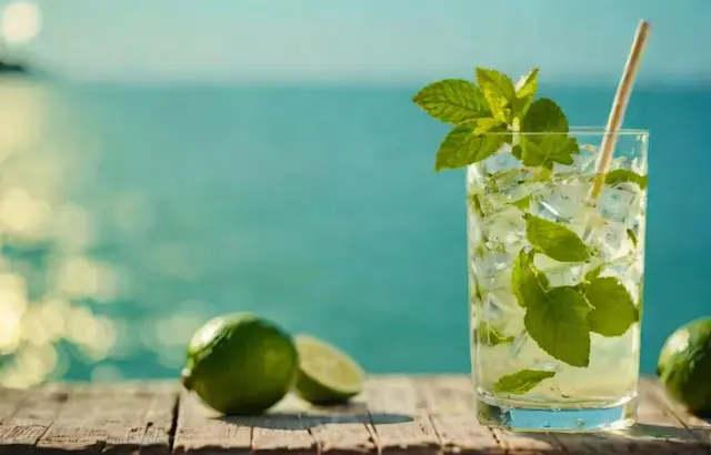 The classic Mojito rum cocktail