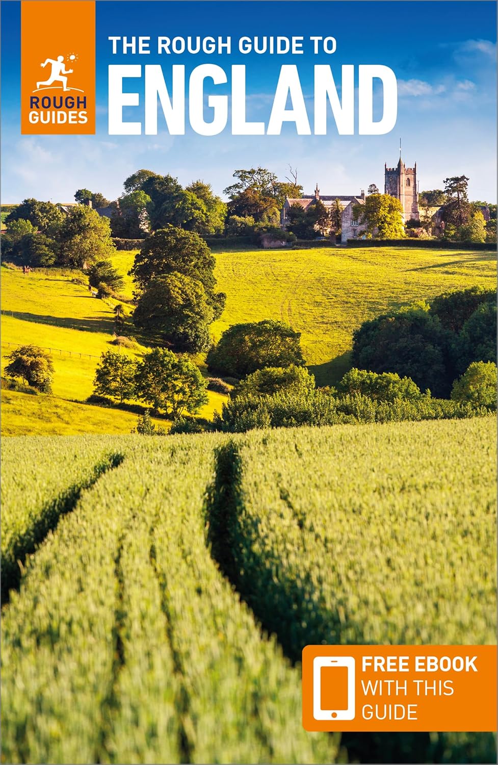 Front cover of the Rough Guide to England travel guide
