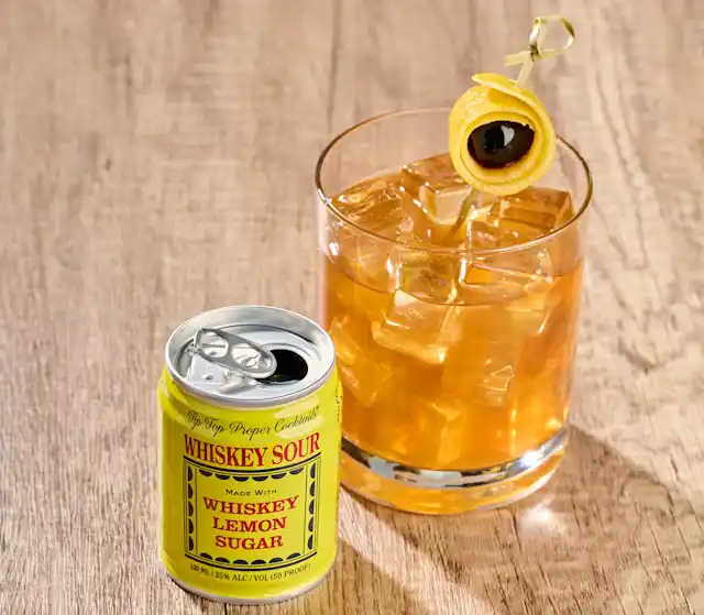 Tip Top Whiskey Sour Canned Cocktail