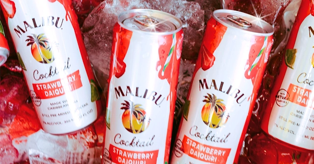 Malibu Rum Cocktails in Cans