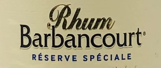 Rhum Barbancourt Label