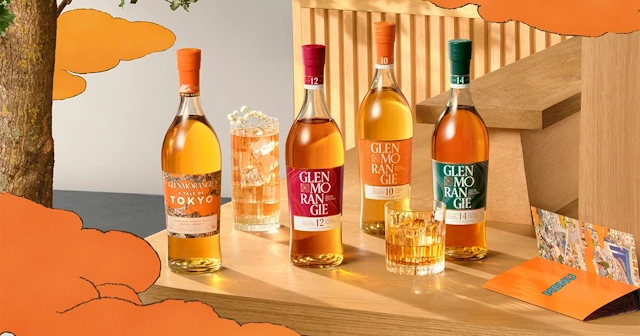 Some of the Glenmorangie Whisky Range
