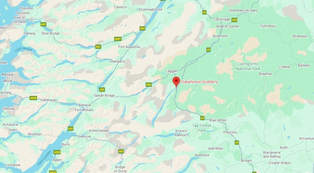Dalwhinnie Distillery Google Map